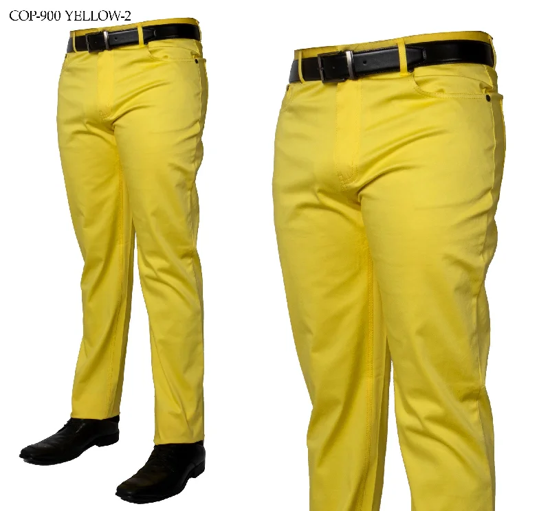 Stretch Denim Jeans | Yellow Dynamic Men's High