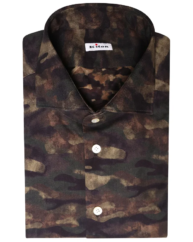 Muted Camo Cotton Sportshirt Adventure