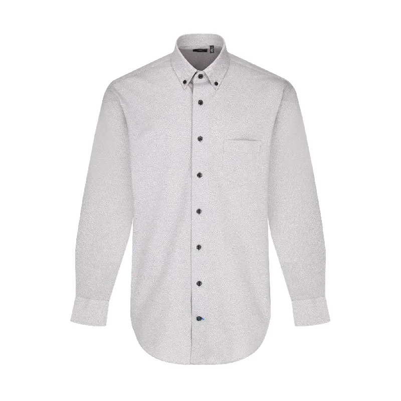 Leo Chevalier TALL Regular Fit Hidden Button Down Collar Vacation