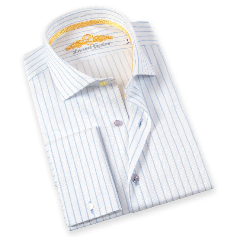 Leneveu Couture Dress Shirt - Monaco/Colombia Tailored