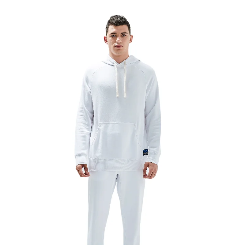 Avenue 'N" the MAN Hoodie in White Dapper Men's Bow