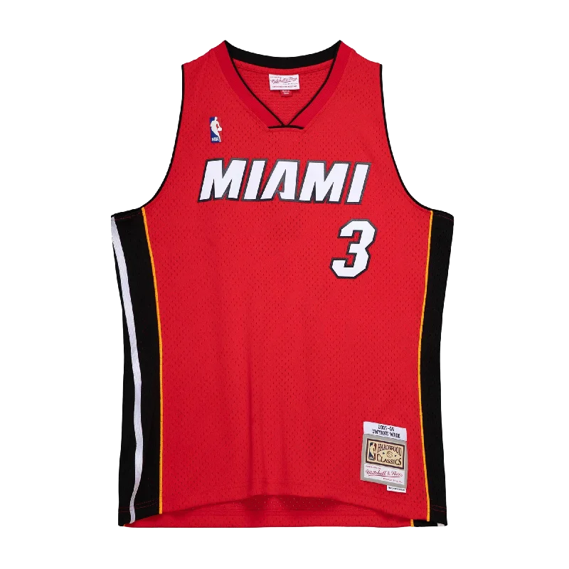 Dwyane Wade Mitchell and Ness Miami HEAT 2005-06 Swingman Jersey Bold Men's Animal