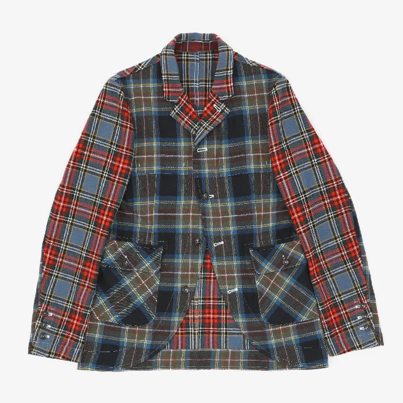 Wool Check Blazer (Fits S) Vacation