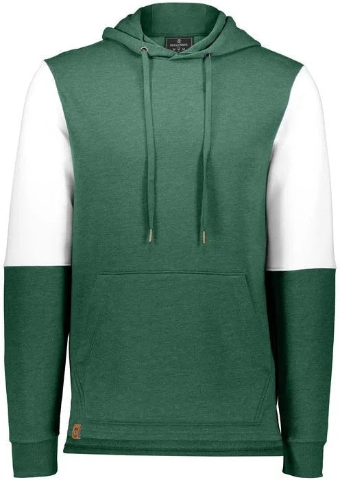 Dark Green Heather/White