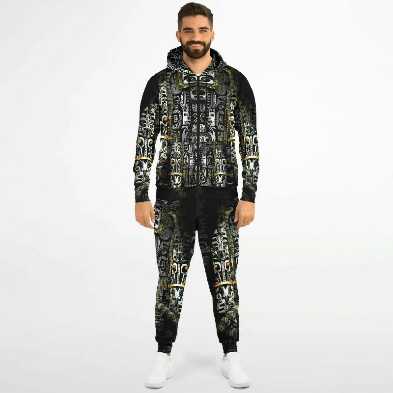 Blitzed Fashion Ziphoodie & Jogger Unique Men's Patch