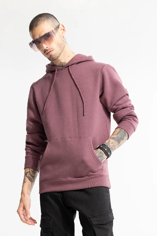 Glinter Mauve Hoodie Hip Men's Urban