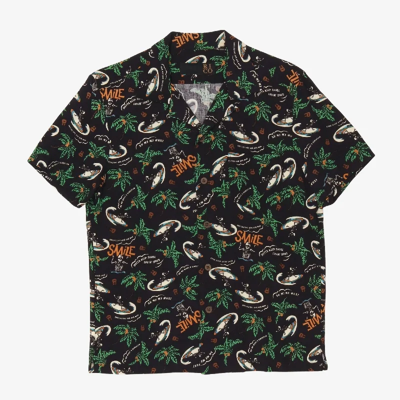 Rico Hawaiian Shirt Earthy Men's Sustainable 