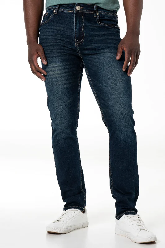 Rf02 Denim Jeans _ 141713 _ Dark Blue Earthy Men's Hemp