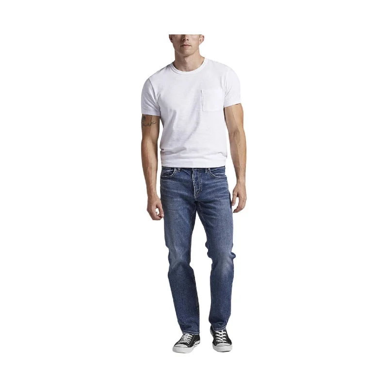 Silver Jeans Co. Men's Eddie Athletic Jean - Indigo - ONLINE STORE CREDIT/EXCHANGE ONLY Beach