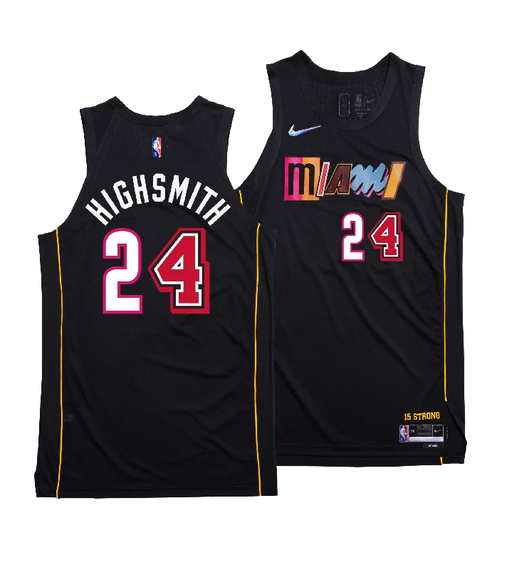 Haywood Highsmith Nike Miami HEAT Mashup Swingman Jersey - Player's Choice Elegant Men's Cashmere