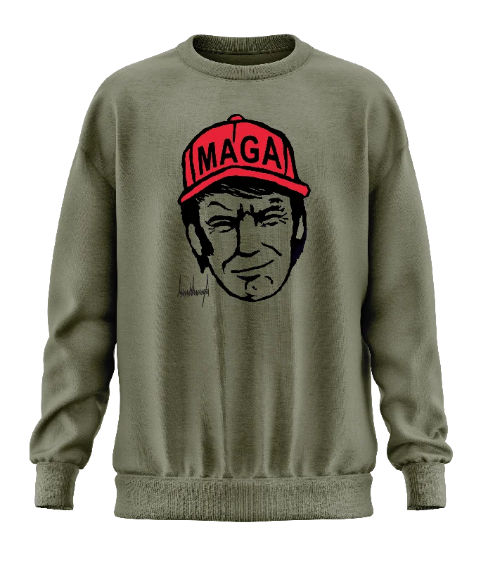 Trump MAGA Sweatshirt Tough Men's Tactical