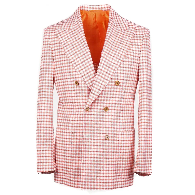 Sartorio Woven Wool-Silk-Cotton Sport Coat Luxurious Men's High