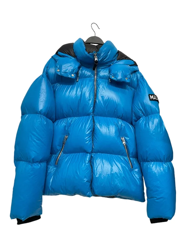 MACKAGE/Puffer Jkt/46/Nylon/BLU/ Traditional Men's Wool