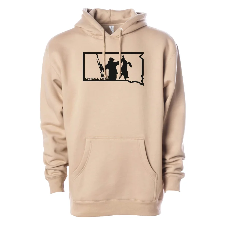 South Dakota Predator Ops Hoodie Cool Men's Distressed