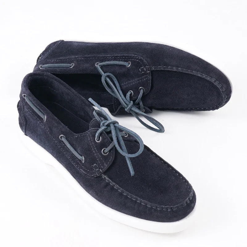 Sartorio Calf Suede Boat Shoes Monochromatic All