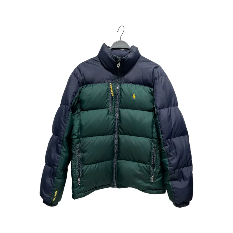 POLO RALPH LAUREN/Puffer Jkt/M/Nylon/GRN/Polo Green navy puffer JKT Modern Men's 