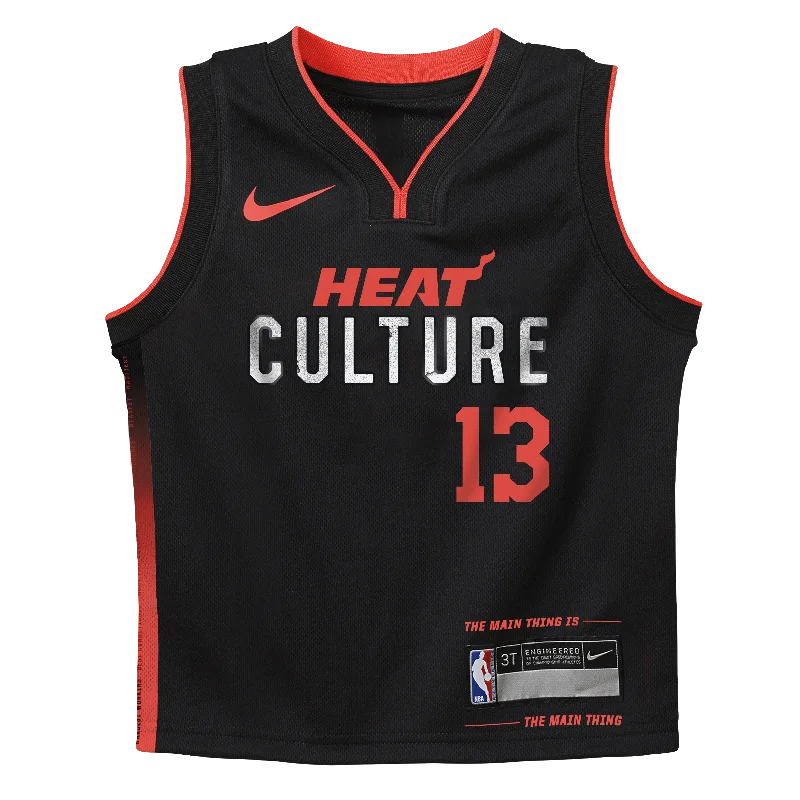 Bam Adebayo Nike HEAT Culture Toddler Replica Jersey Preppy Men's College