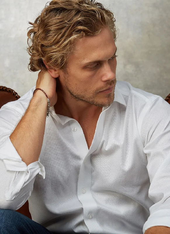 The Perfect White Shirt® in White-Maxwell Artistic Men's Hand