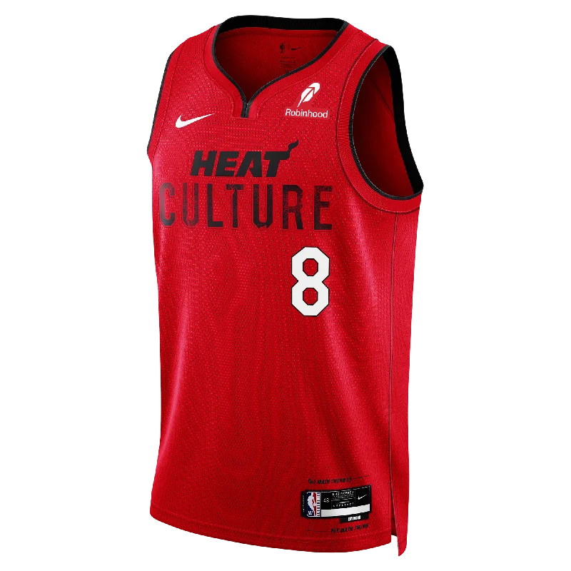 Josh Christopher Nike HEAT Culture: Blood Red Swingman Jersey Unique Men's Upcycled