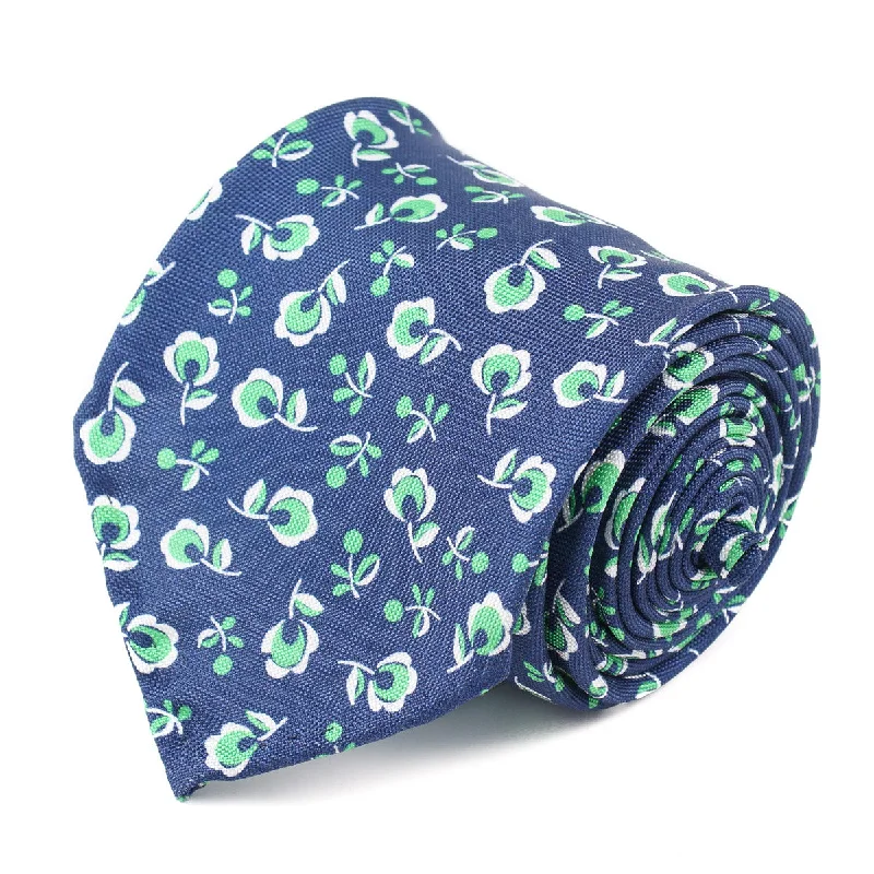 Sartorio Unlined 7-Fold Silk Tie Refined Men's Classic 