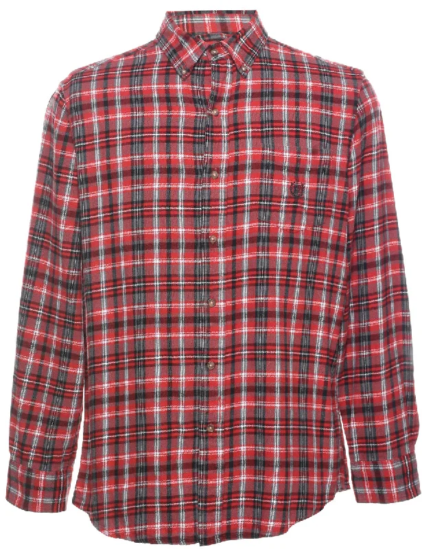 Chaps Checked Shirt - M Luxurious Men's High