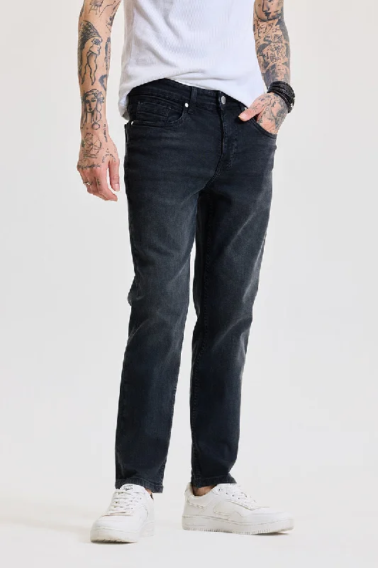 Black Slim Fit Jeans Monochromatic All