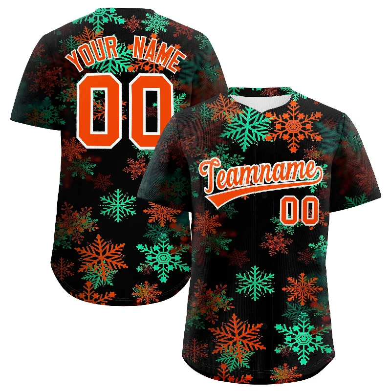 Custom Christmas Graffiti Pattern Authentic Baseball Jersey Adventure