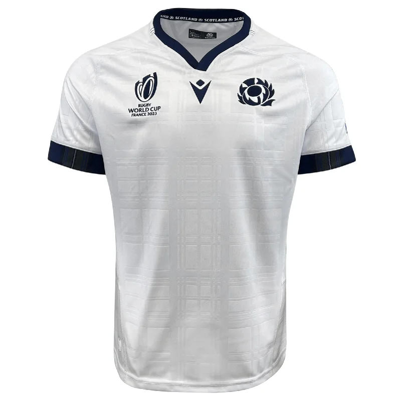 Scotland RWC 23 Away Jersey by Macron Monochromatic All