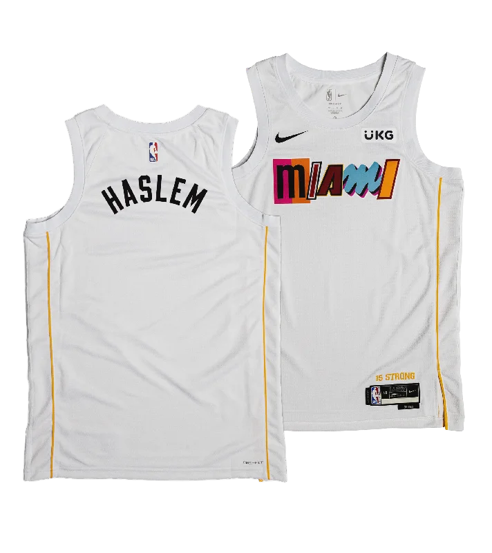 Udonis Haslem Nike Miami Mashup Vol. 2 Youth Swingman Jersey - Custom Number Style Tailored