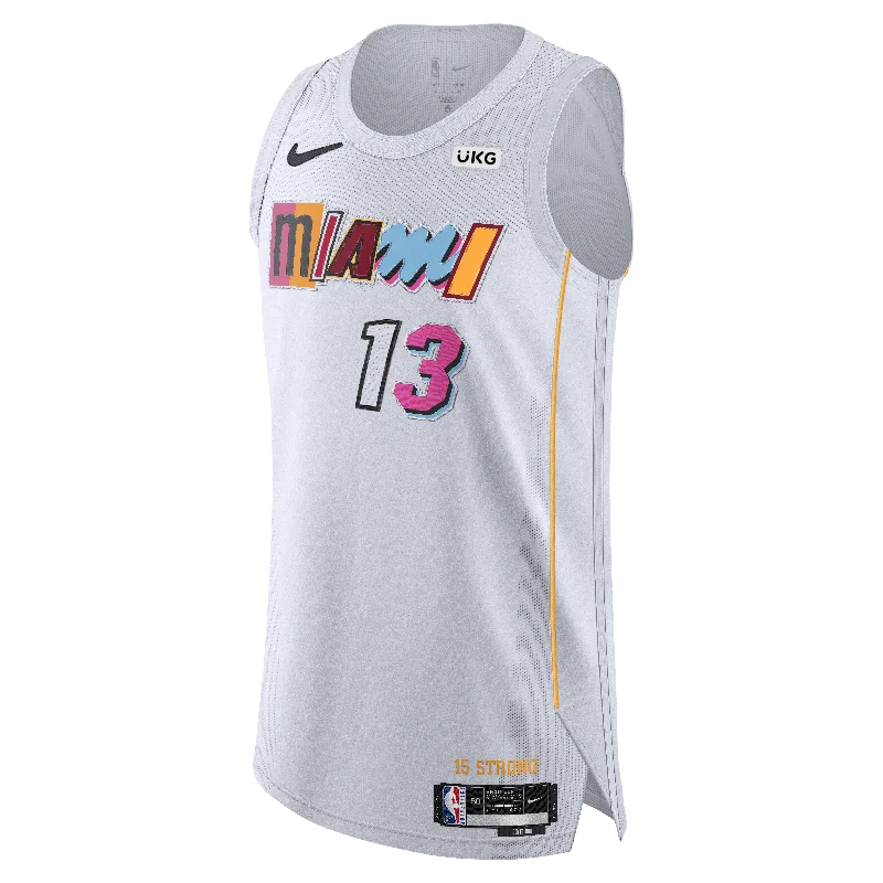 Bam Adebayo Nike Miami Mashup Vol. 2 Authentic Jersey Confident Men's Power