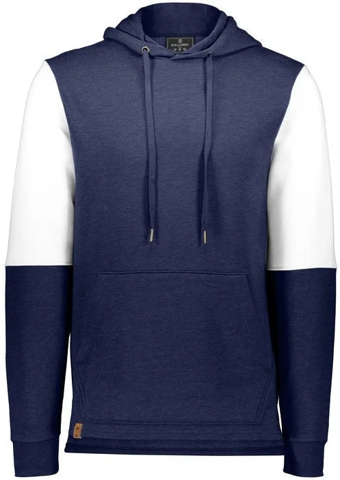 Navy Heather/White