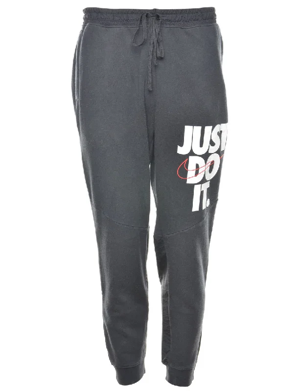 Nike Graphic Track Pants - W34 L29 Modern Men's Geometric