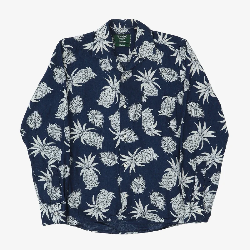 Pineapple Shirt Masculine Men's 