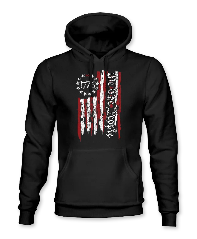 We The People 1776 Flag Hoodie Streetwear Style