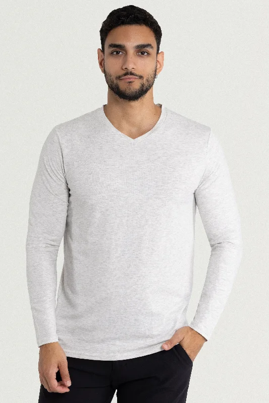 X RAY Men's Long Sleeve V-Neck Shirt Sleek Men's Contemporary 