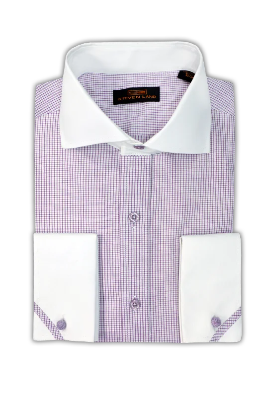 Steven Land Dress shirt | Lowell | Spread Collar | 100% Cotton Classic Men's Pin