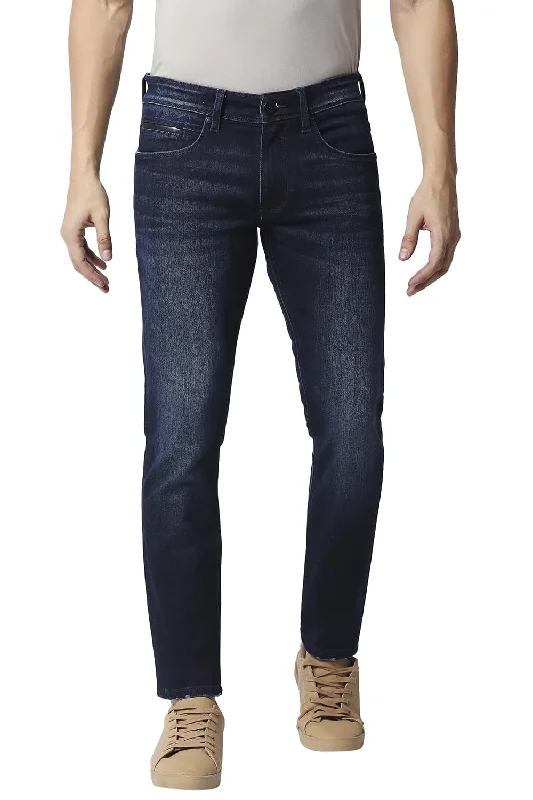 Blade Fit Stretch Jeans Monochromatic Office Style