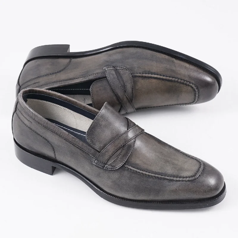 di Bianco 'Manzoni' Unlined Leather Loafer Refined Men's Classic 