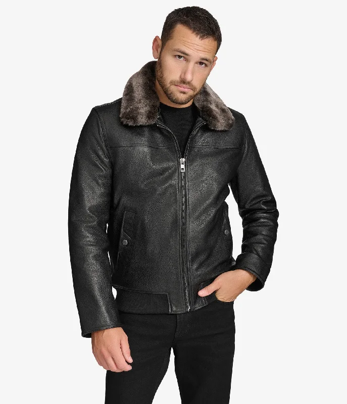 Hedland Jacket With Shearling Collar Relaxed Men's Australian 