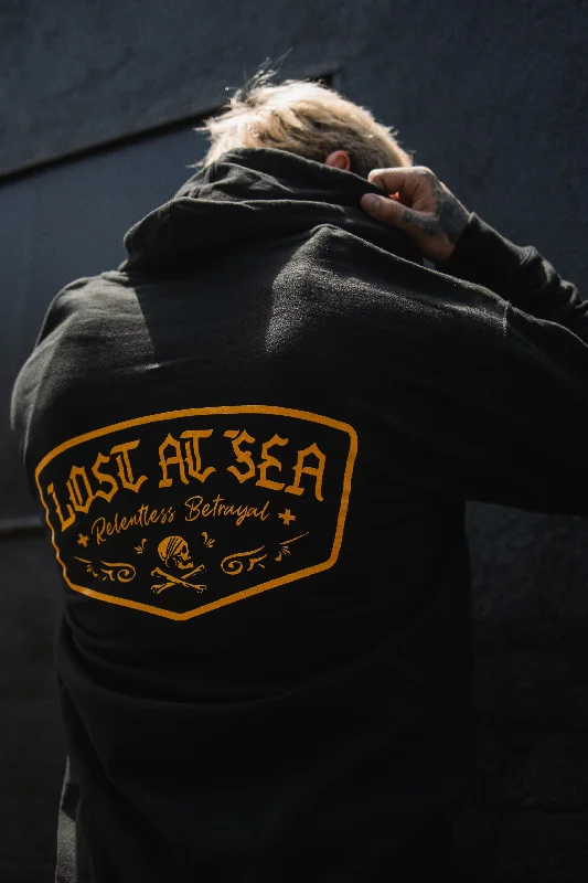 Lost At Sea Hoodie Laid