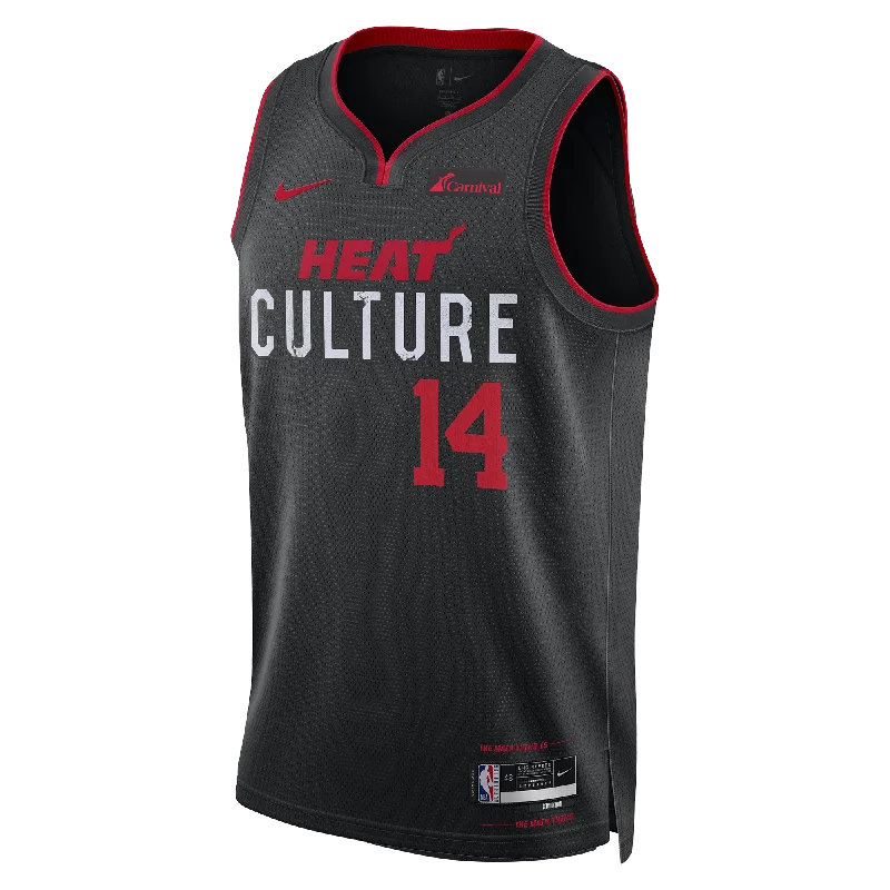 Tyler Herro Nike HEAT Culture Swingman Jersey Practical Men's Quick