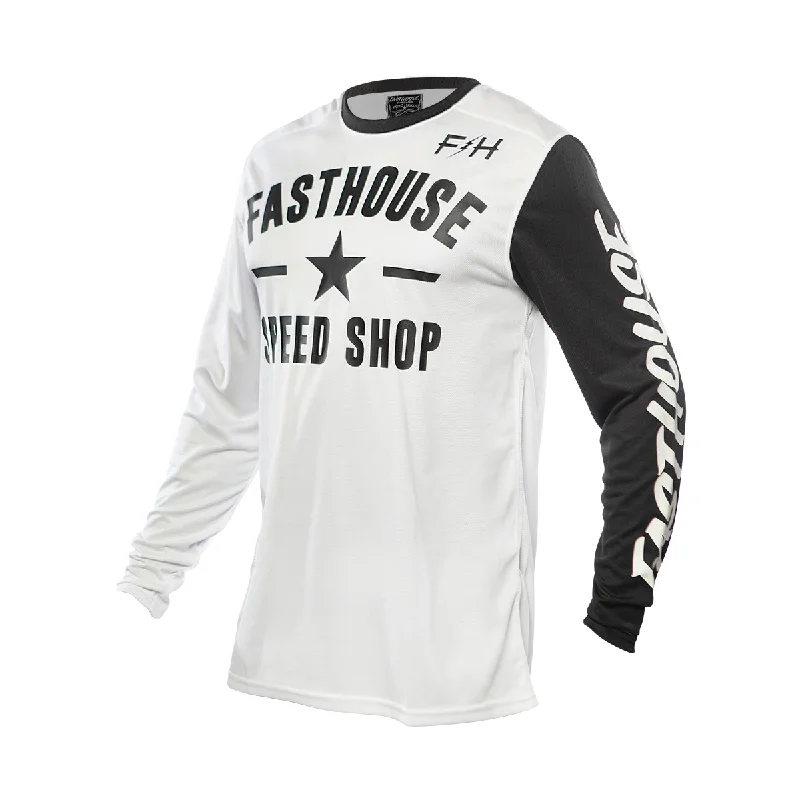 Carbon Youth Jersey - White Monochromatic All