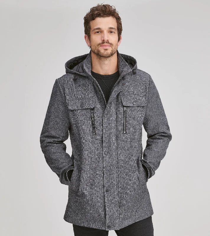 Doyle Water Resistant Coat Streetwear Style