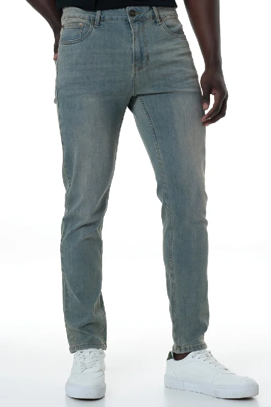 Rf02 Skinny Jeans _ 152040 _ Blue Dynamic Men's Glow