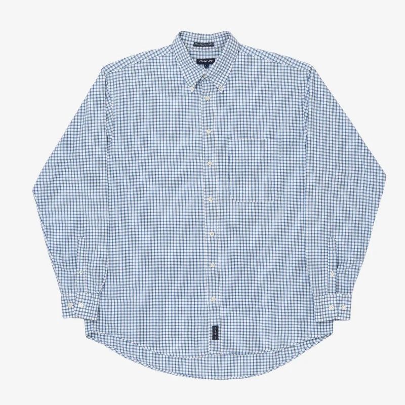 BD Check Shirt Edgy Men's Punk