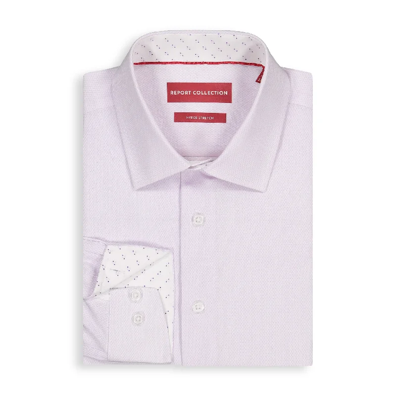 Lavender Geometric Recycled Shirt Classic Men's Pin