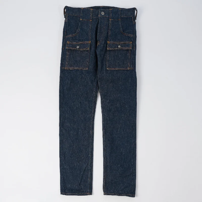 ONI 107ZR 20oz 'Secret Denim' Regular Tapered Bush Pant - One Wash Vintage Men's 1970S Disco