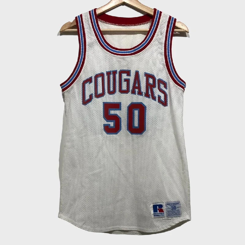 Vintage Cougars Game Worn Basketball Jersey M Cool Men's Distressed