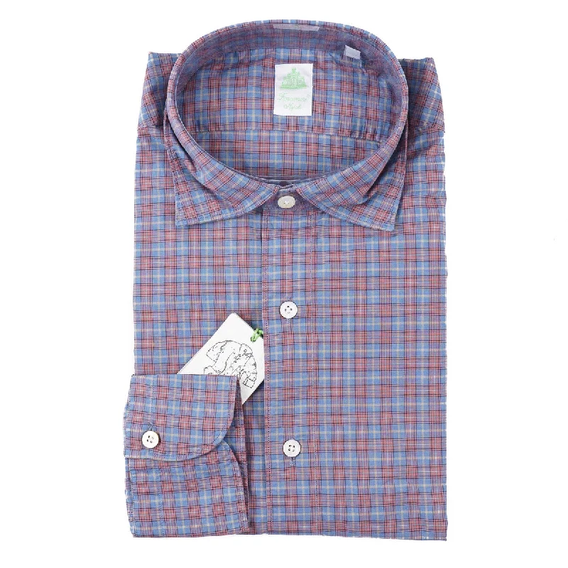 Finamore Lightweight Cotton Dress Shirt Gym