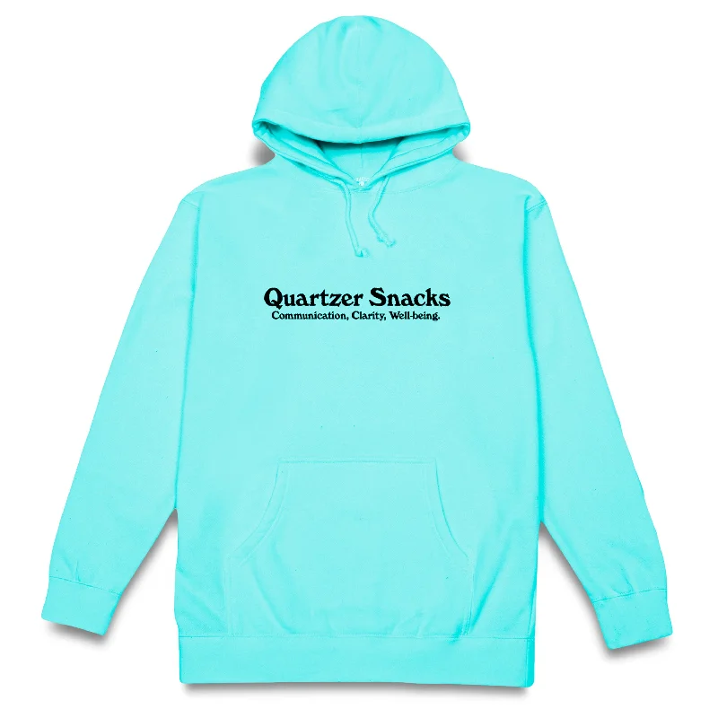 Quarter Snacks Gem Snack Hoody Teal British Gentleman Style